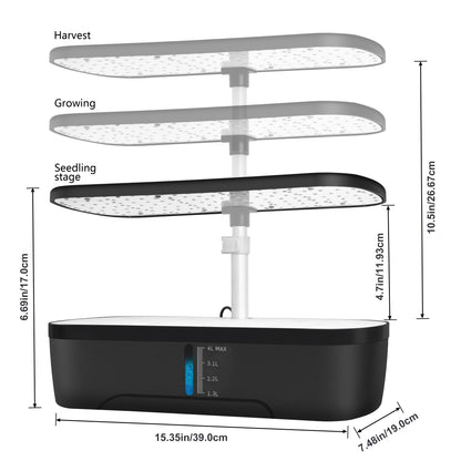 12 Pods Hydroponics Growing Box