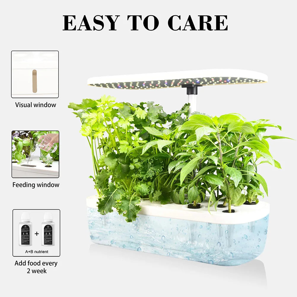 LED Grow Light Hydroponics System