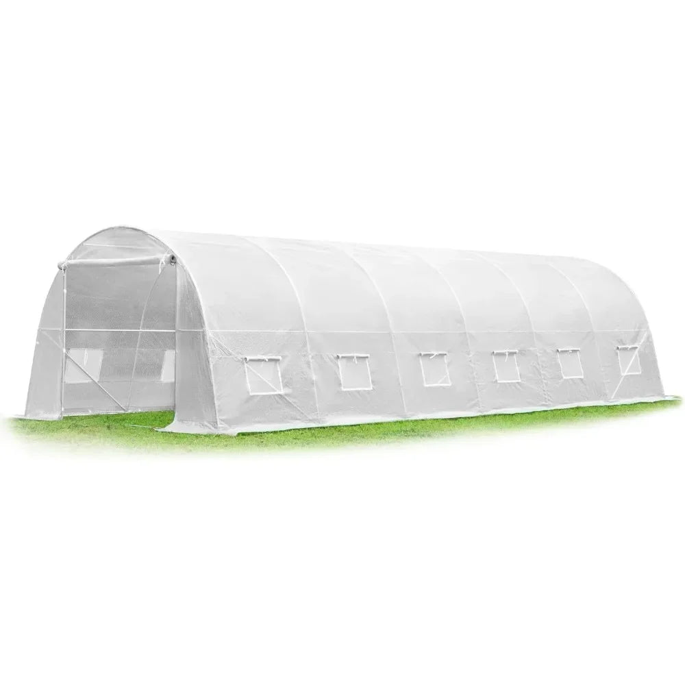 26' X 10' X 6.6' Greenhouse Large Gardening Heavy Duty Steel Frame