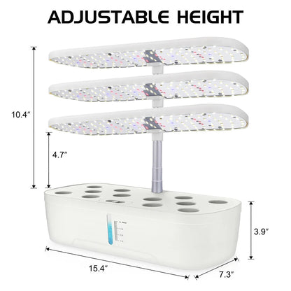 LED Grow Light Hydroponics System