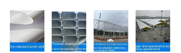 Outdoor Aluminum Alloy Industrial Greenhouse Activity Tent