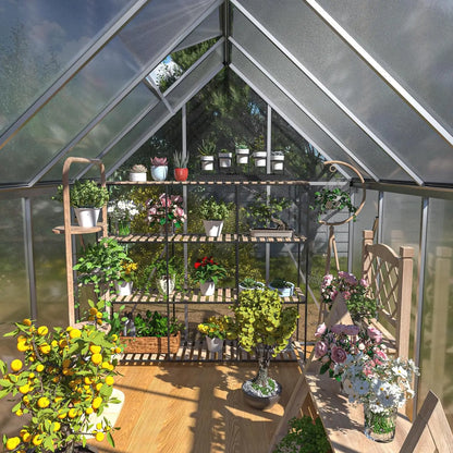 6x8 - 8x10 Updated Frame Structure Greenhouse